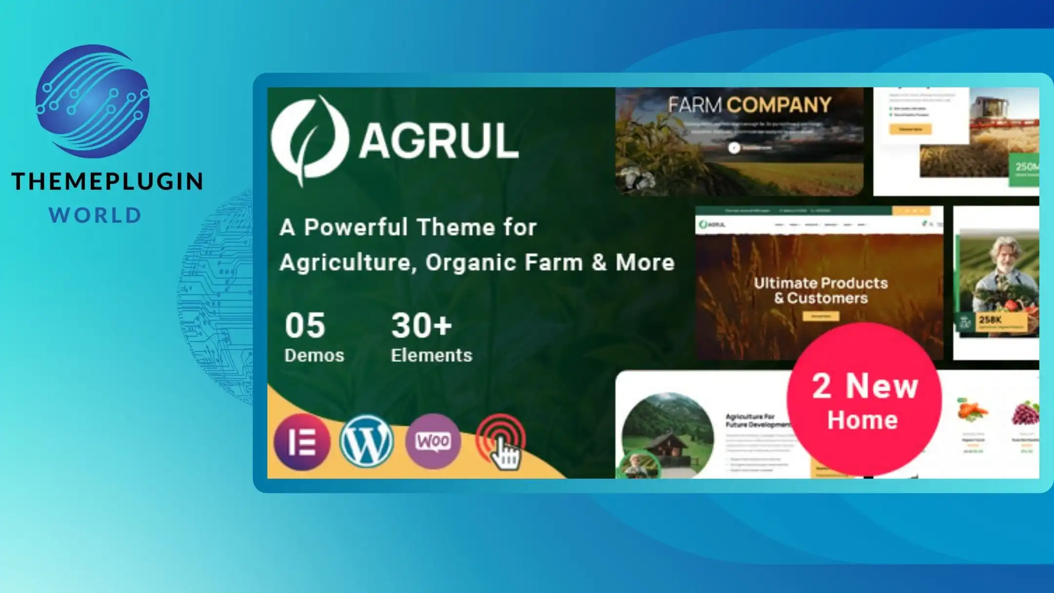 Agrul – Agriculture WordPress Theme